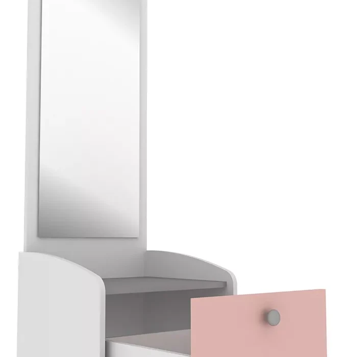 Mesa De Luz Infantil Ternura Con Espejo Outlet