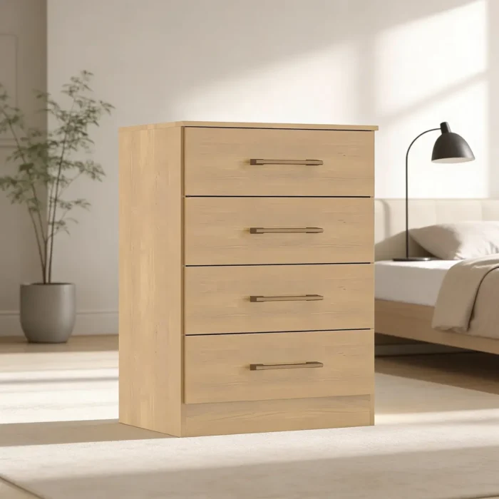 Cómoda Cajonera Zapatera 4 Cajones- Organizador Dormitorio
