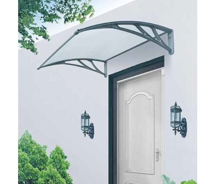 Alero transparente de policarbonato