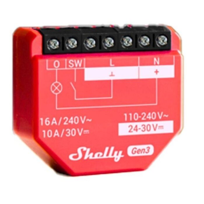 Rele Shelly 1PM GEN3 Wi-fi