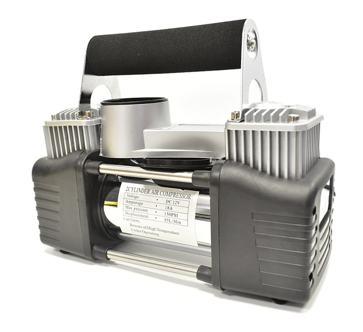 Compresor de aire 12v 2 cilindros 150 PSI - Imagen 2