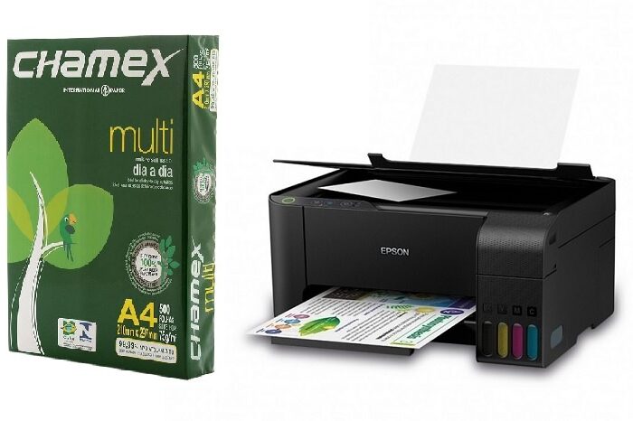 Impresora multifuncion Epson + resma A4