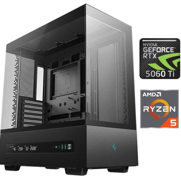 Equipo Gamer Ryzen 5 8400F, 16GB, 1TB NVMe, RTX 5060Ti 8GB