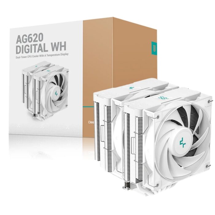 Cooler Deepcool AG620 Digital Blanco ARGB