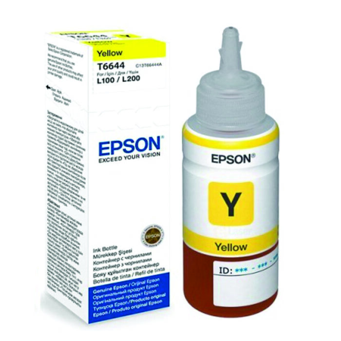 Botella de Tinta Epson a granel 70ml color amarillo