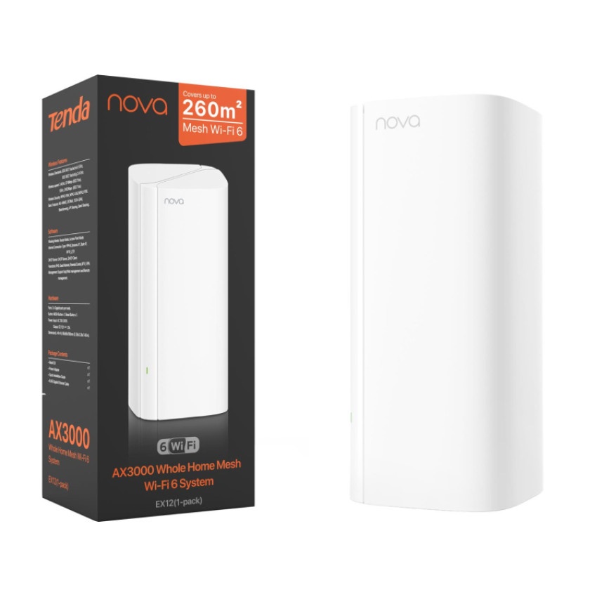 Router Tenda Wifi-6 Mesh Nova EX12 AX3000 - Imagen 3