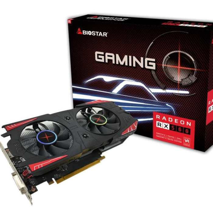 Tarjeta Video Biostar RX560 4GB