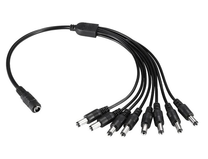 Cable splitter de poder NRG+ 1 a 8 ideal CCTV