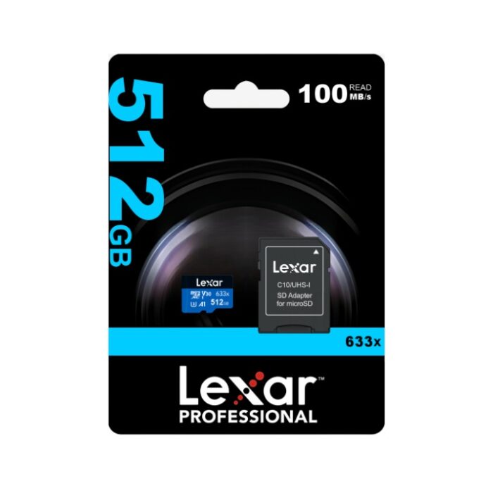 Memoria microSDXC Lexar 512GB 633x UHS-I Blue Series