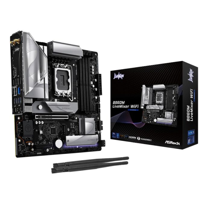 Mother Asrock B860 LiveMixer LGA 1851 WiFi 6