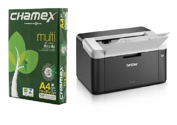 Impresora Brother Laser HL-1212W + resma A4