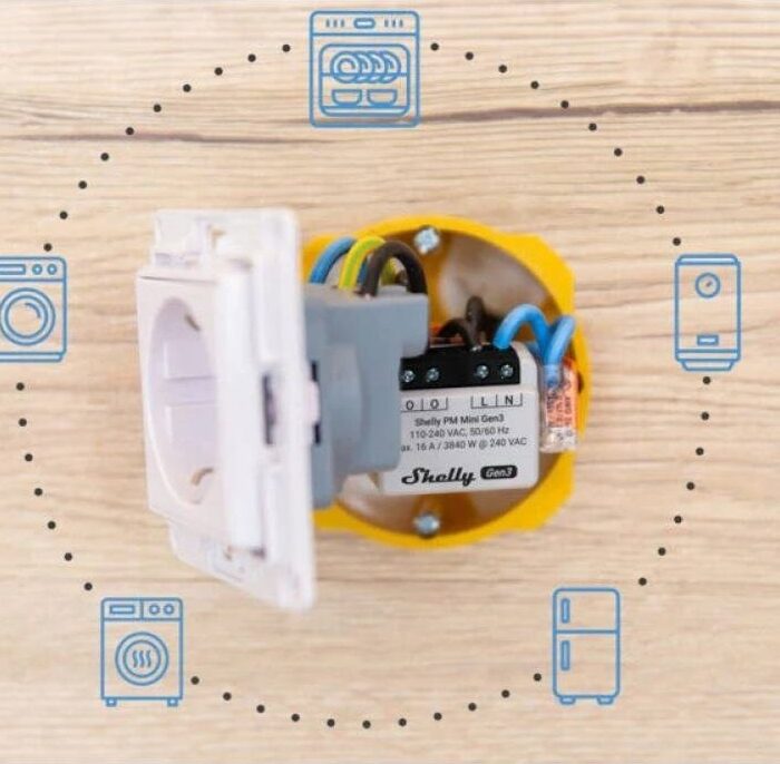 Rele Shelly Mini PM GEN3 Wi-fi