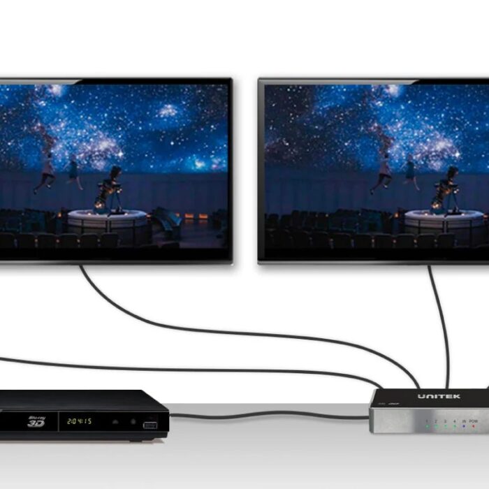 Splitter Unitek HDMI 4K de 4 puertos