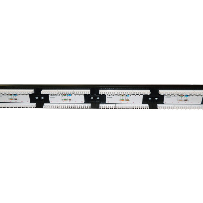 Patchera 24 puertos cat 5e para rack