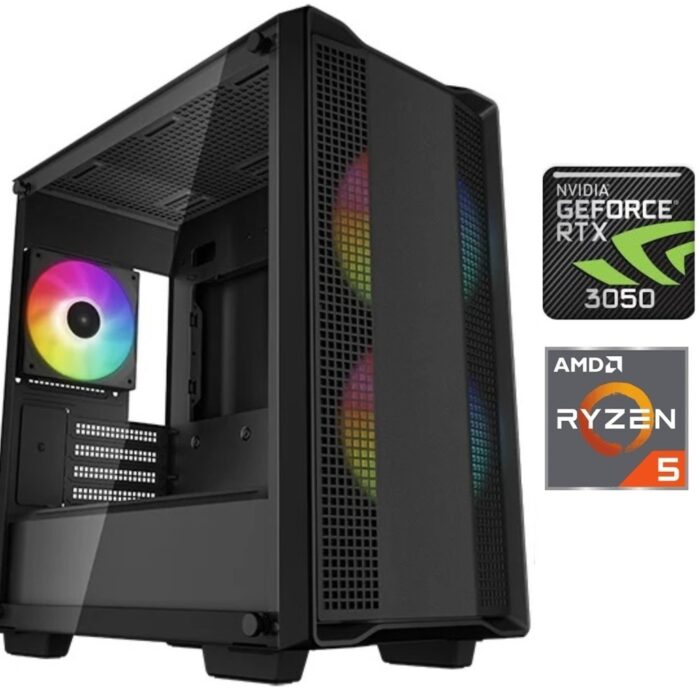 Equipo Gamer Ryzen 5 5600GT, 16GB, 1TB NVMe, RTX 3050 6GB