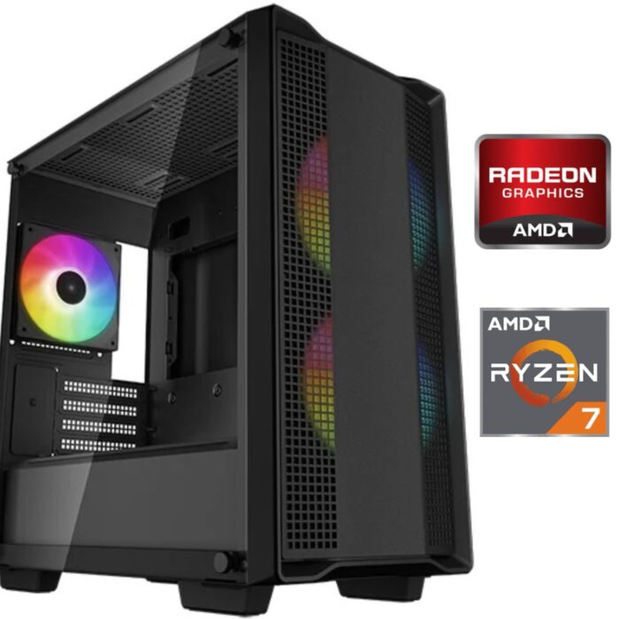 Equipo Gamer Ryzen 7 5700G, 16GB, 1TB NVMe, Graficos Radeon